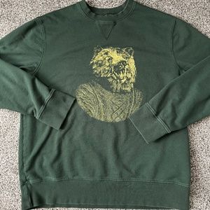 Merona Fancy Bear Crewneck Sweatshirt - Men's XL - Green